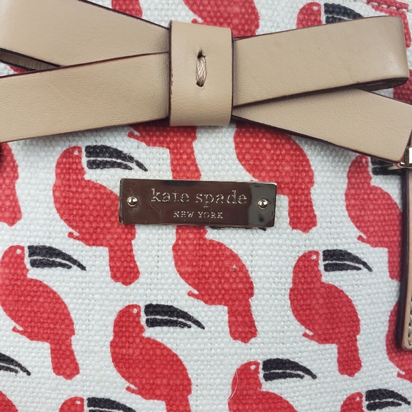 Kate Spade Canvas Satchel - Picture 8 of 8